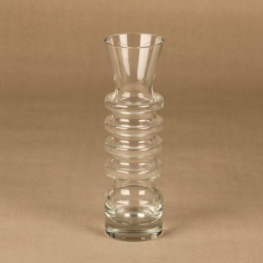 Riihimäen lasi Padoga vase, clear designer Nanny Still