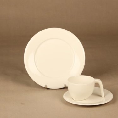 Arabia Ego kahvikuppi ja lautaset (2), 0.2 l, suunnittelija Stefan Lindfors, 0.2 l
