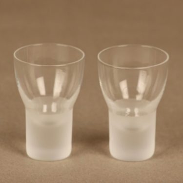 Nuutajärvi Marius schnapps glass 5 cl, 2 pcs designer Markku Salo