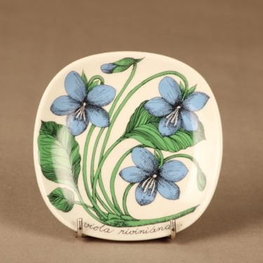 Arabia Botanica seinälautanen, Metsäorvokki, suunnittelija Esteri Tomula, Metsäorvokki, Viola riviniana