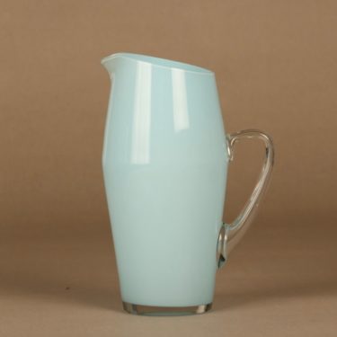 Kumela pitcher ja 6 glass, turquoise, 7 pcs designer Sirkku Kumela-Lehtonen