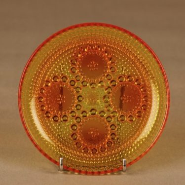 Riihimäen lasi Grapponia plate 14.5 cm designer Nanny Still