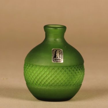 Kumela decorative bottle, matt green designer unknown