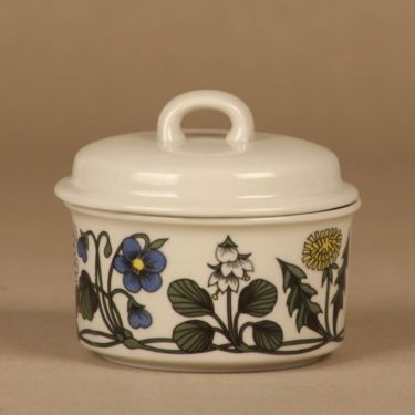 Arabia Flora sugar bowl with lid designer Esteri Tomula