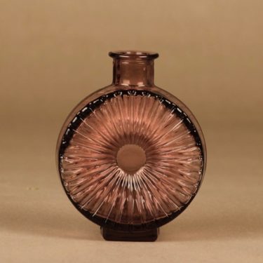Riihimäen lasi Aurinkopullo decorative bottle, size ¼ designer Helena Tynell