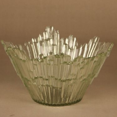 Humppila Revontulet bowl, light green designer Tauno Wirkkala