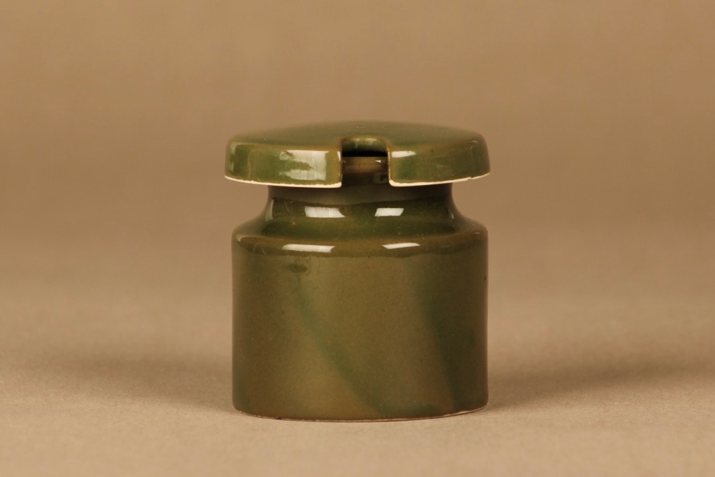Arabia B  mustard jar with lid designer Gunvor Olin-Grönqvist