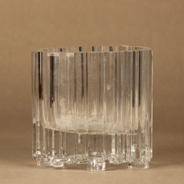 Iittala Arcadia vase, clear designer Tapio Wirkkala