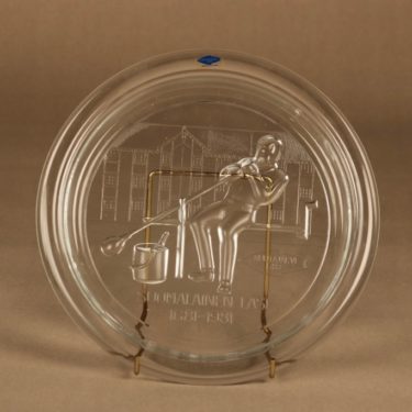 Nuutajärvi lautanen, Suomalainen lasi 300 vuotta, suunnittelija , Suomalainen lasi 300 vuotta