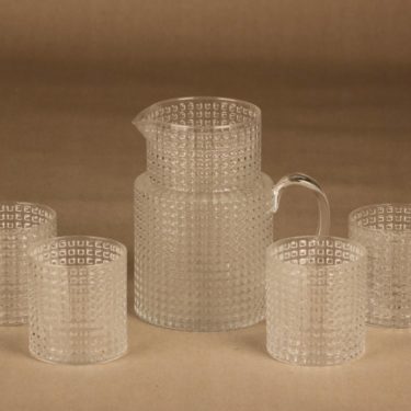 Nuutajärvi OTK pitcher and glass(4) designer Kaj Franck