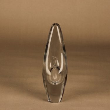 Iittala Orkidea art glass vase, signed designer Timo Sarpaneva