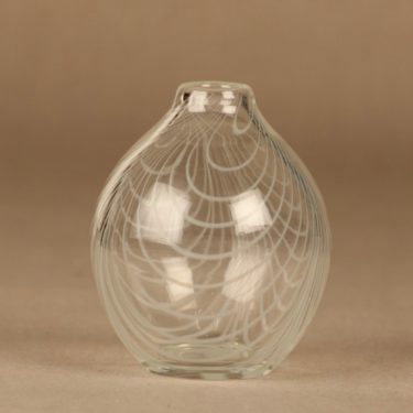 Kumela art glass vase, signed designer Maija Carlson