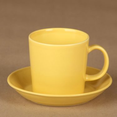 Arabia Teema mug and plate yellow 6 pcs designer Kaj Franck