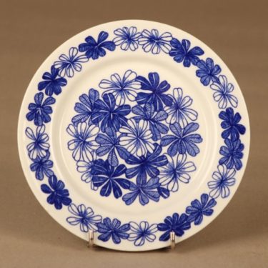Arabia Sinikukka lautanen, 17 cm, suunnittelija Esteri Tomula, 17 cm, kukka
