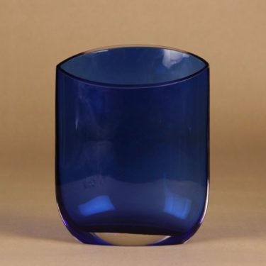 Iittala Lido vase, blue designer Tiina Nordström