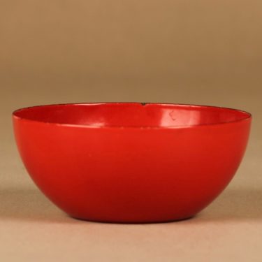 Finel 4600 bowl, red designer Kaj Franck