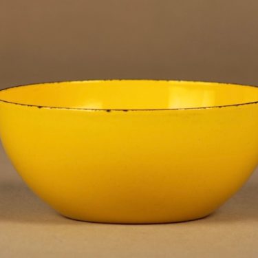 Finel 4600 bowl, yellow designer Kaj Franck