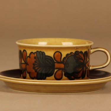 Arabia Otso tea cup, brown designer Raija Uosikkinen