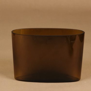 Nuutajärvi SH 142 vase, brown designer Saara Hopea