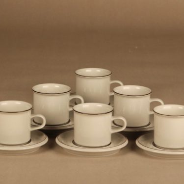 Arabia Fennica coffee cup 6 pcs designer Richard Lindh