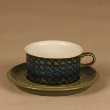 Arabia S tea cup, hand-painted designer Hilkka-Liisa Ahola