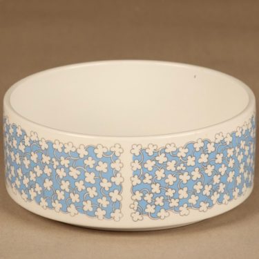 Arabia Pizzicato bowl, blue designer Esteri Tomula