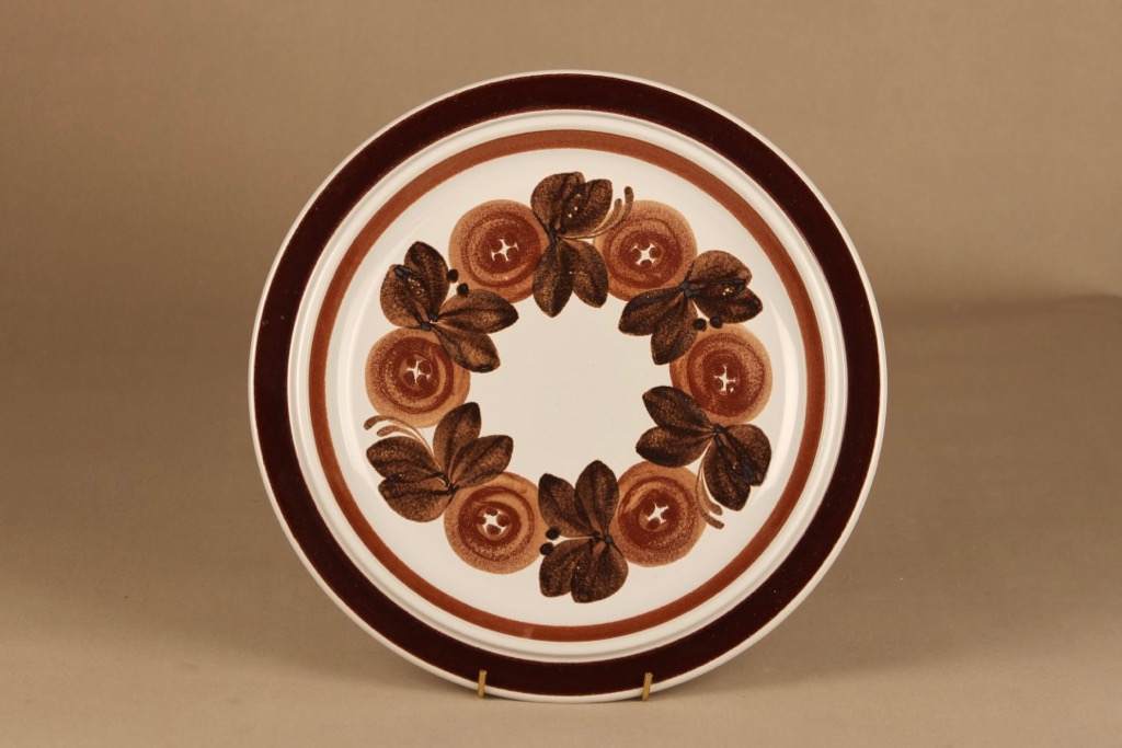 Arabia Rosmarin serving plate, hand-painted designer Ulla Procope