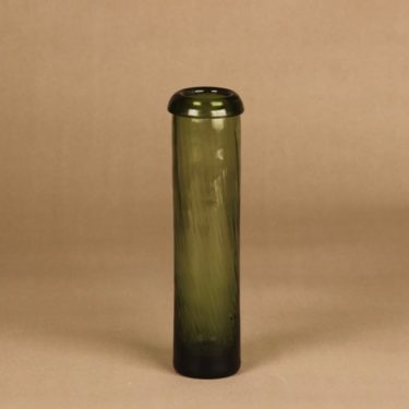 Riihimäen lasi Neptuna vase, green designer Nanny Still
