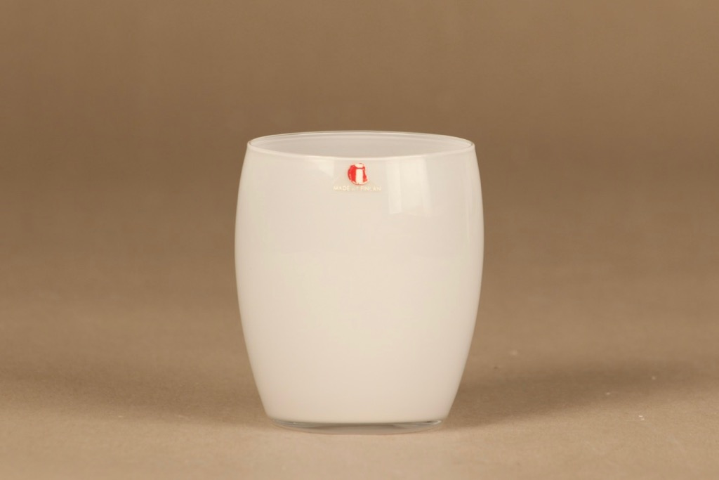 Iittala kaadin ja 4 lasia, valkoinen, 1+4 kpl, suunnittelija Maire Gullichsen, kuva 3