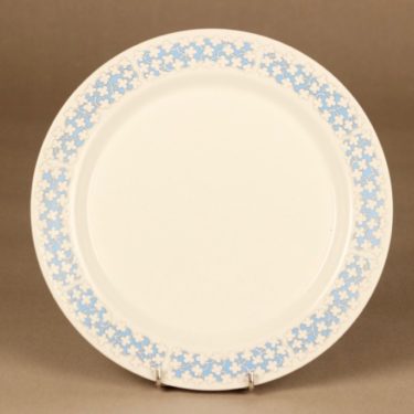 Arabia Pizzicato plate 23.5 cm, light blue designer Esteri Tomula