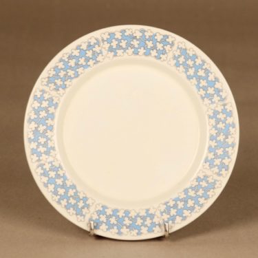 Arabia Pizzicato plate 17.5 cm, light blue designer Esteri Tomula
