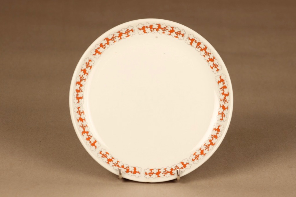 Arabia Pizzicato plate 17 cm, pink designer Esteri Tomula