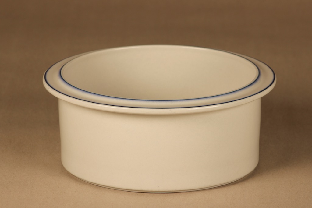 Arabia Saimaa kulho, raitakoriste, suunnittelija Richard Lindh, raitakoriste, raitakoriste