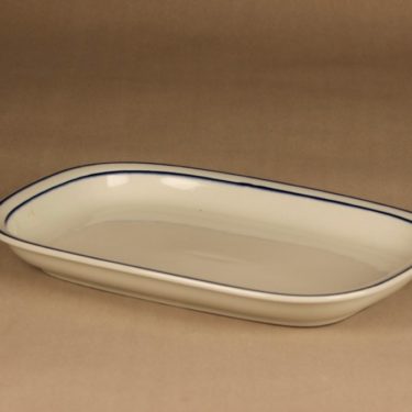 Arabia Saimaa tarjoiluvati, raitakoriste, suunnittelija , raitakoriste