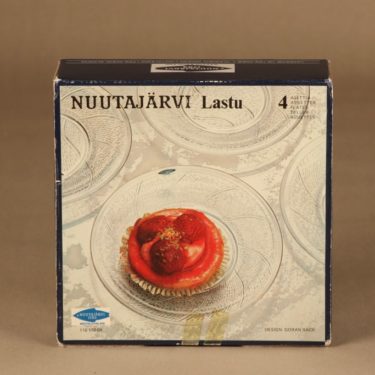 Nuutajärvi Lastu plate 17 cm, 4 pcs designer Göran Bäck