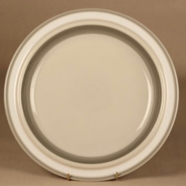Arabia Salla serving plate, stripe decorative designer Raija Uosikkinen