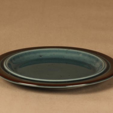 Arabia Meri lautanen, turkoosi, suunnittelija Ulla Procope, turkoosi