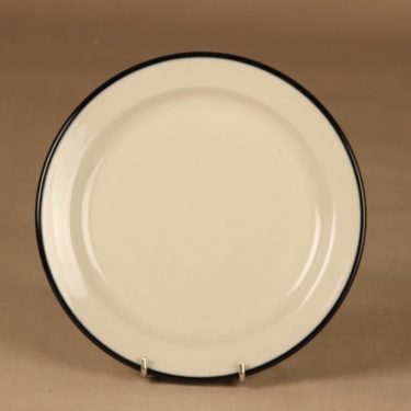 Arabia PW plate, stripe decorative designer Peter Winquist