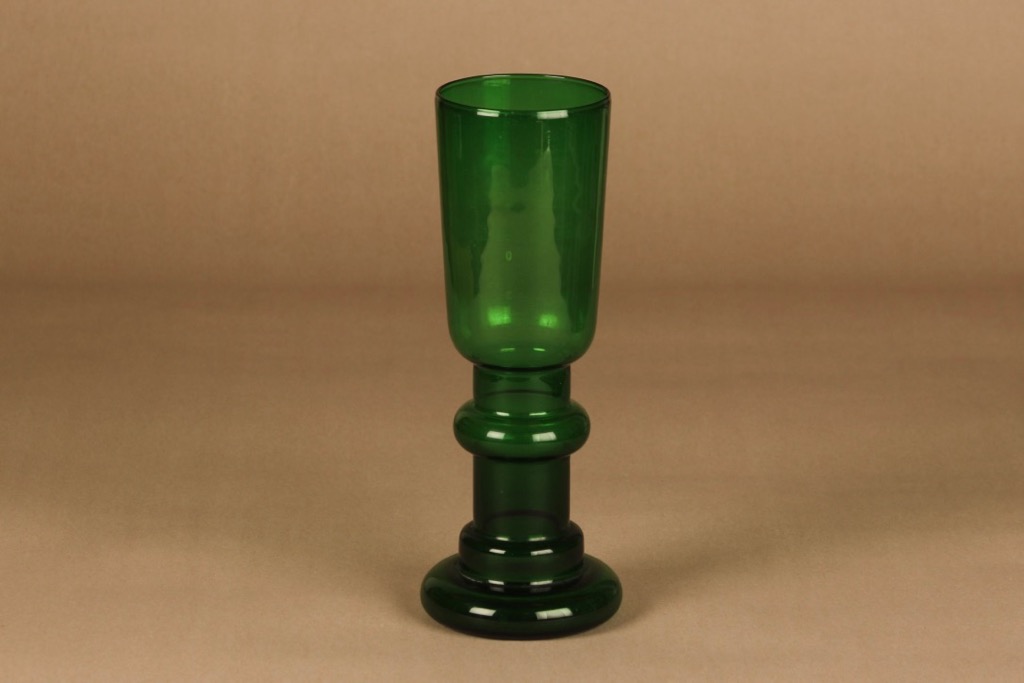 Nuutajärvi Kevät vase, green designer unknown