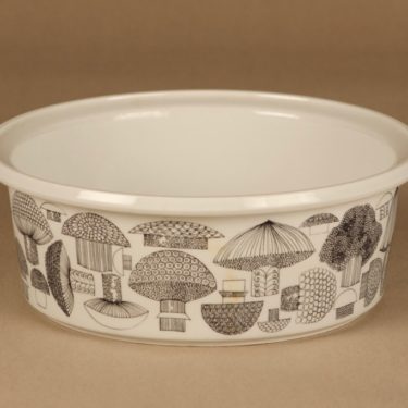 Arabia Tatti kulho, suuri, suunnittelija Esteri Tomula, suuri, sieni, tatti, serikuva