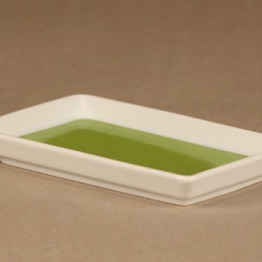 Arabia Convito serving plate, green designer Pia Törnell