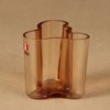 Iittala Aalto Collections vase amber, miniature designer Alvar Aalto 2