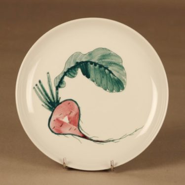 Arabia Vegetable plate Beet root designer Anja Juurikkala
