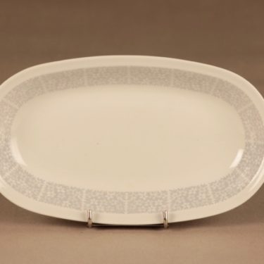 Arabia Pitsi herring plate, gray designer Raija Uosikkinen