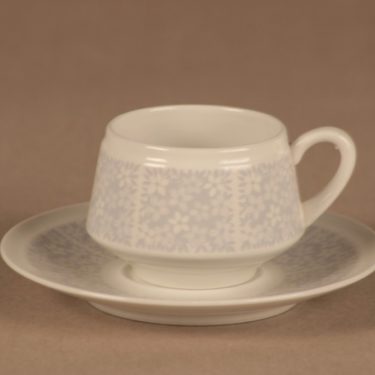 Arabia Pitsi coffee cup, gray designer Raija Uosikkinen