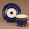 Arabia Valencia cifre cup and plates(2), hand-painted designer Ulla Procope 3