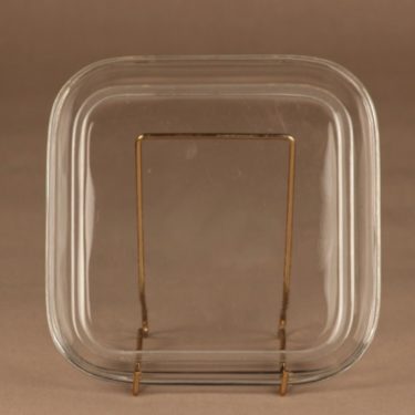 Nuutajärvi 5629 lautanen, kirkas, suunnittelija Kaj Franck,