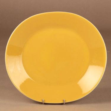 Arabia Aatami serving plate, yellow designer Birger Kaipiainen