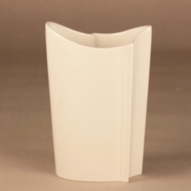Arabia Finlandia vase, white designer Pauli Partanen