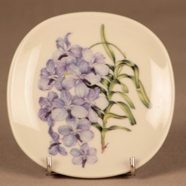 Arabia Sininen orkidea seinätaulu, Vanda Coeruela, suunnittelija Mary Grierson, Vanda Coeruela, serikuva, kukka
